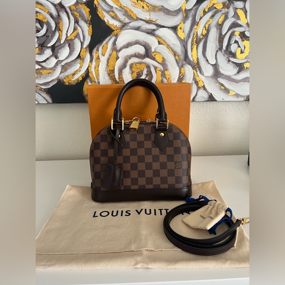 Louis Vuitton Alma BB in Damier Ebene